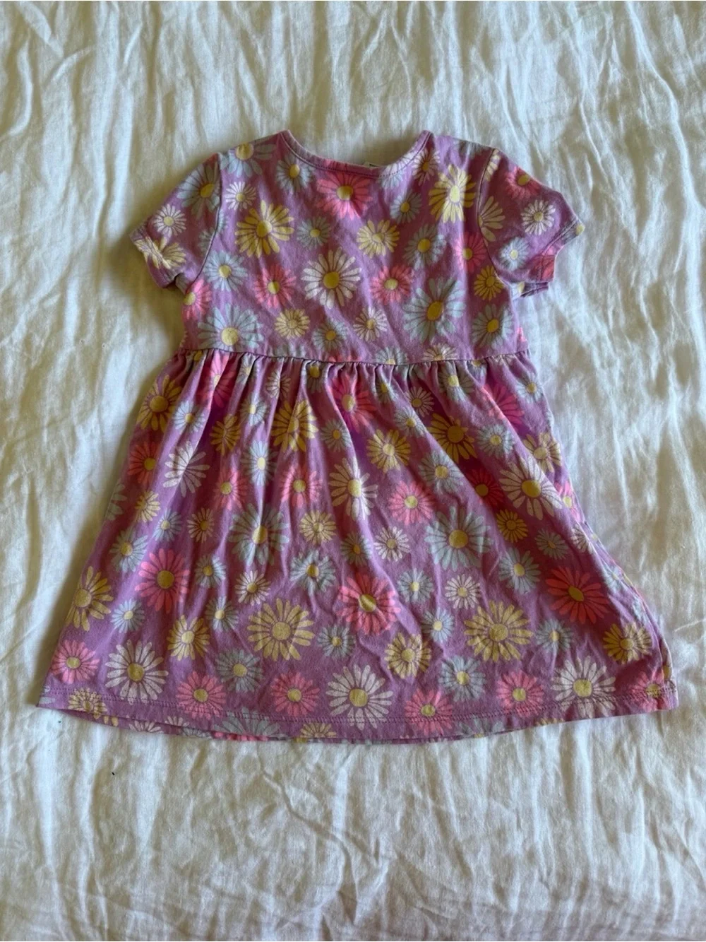 Old Navy Toddler Girl 2T Pink Daisy Floral Pocket Dress